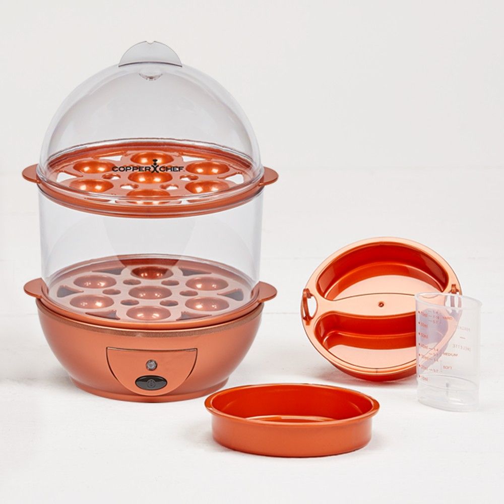 Copper Chef Perfect Egg Maker, 14-Egg Capacity New