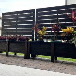 🦋🌿🍅XXL Raised Garden Bed w/ Privacy Fence Lanai 🌼6'L x 2'W x 6.5'H🍇Herbs Flowers🍋🌶️🫑