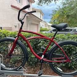 Huffy 26 Cranbrook Beach Cruiser Comfort Bike for Men Red for Sale in Fort Lauderdale FL OfferUp