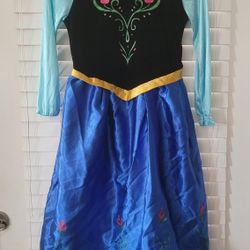 Anna Frozen Halloween Costumes Girls Size  Medium  7/8