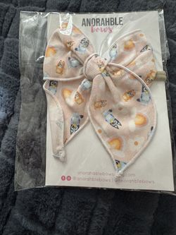 Bluey Bow Hair Tie