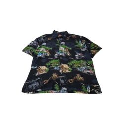 Harley Davidson Vacation Beach Button-Up Shirt