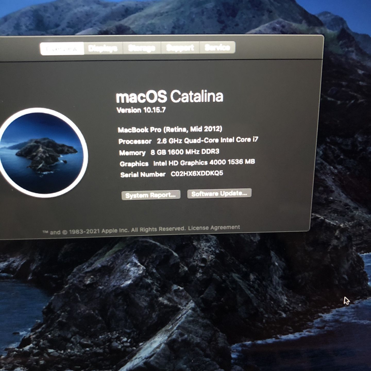 MacBook Pro 15inch Retina