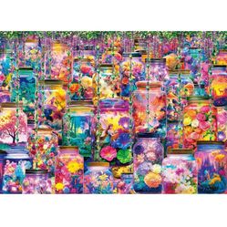 Puzzles for Adults 1000 Pieces,Challenging Game Toys, Puzzles 1000 Pieces,Impossible Puzzle, Family Decoration Puzzle 1000-Fantasy in a Bottle