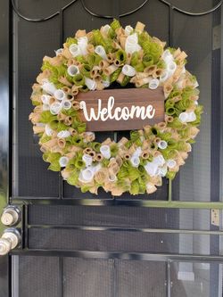 Handmade Welcome Wreath
