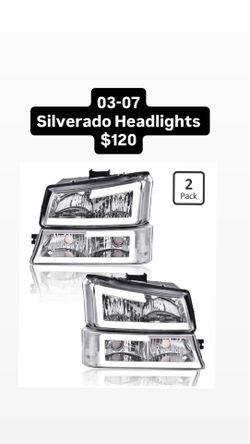 03-07 Chevy Silverado Headlights