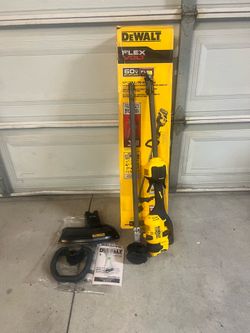 New DEWALT FLEXVOLT 60V MAX 17 in. Cordless Battery Powered Attachment Capable Trimmer (Battery Not Included)