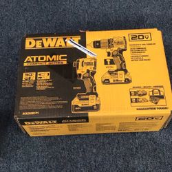 Dewalt ATOMIC 20V MAX Lithium-Ion Cordless 2-Tool Combo Kit with 5.0 Ah and 2.0 Ah Batteries, Charger and Kit Bag 💵  💳  💵  Cash and Card Accepted