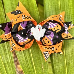 Halloween Hair Bow 