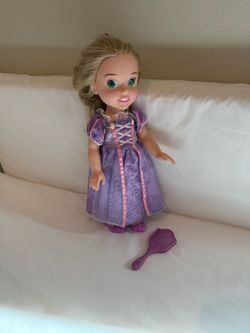 Disney Rapunzel Toddler Doll with Brush