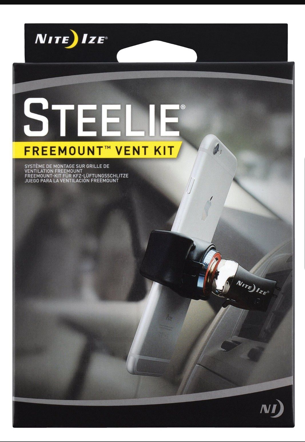 Cell phone vent kit - Steelie Freemount