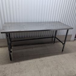 Commercial Stainless  6ft Table 