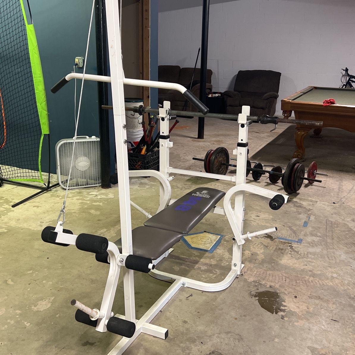 Weider 148 weight bench price deals