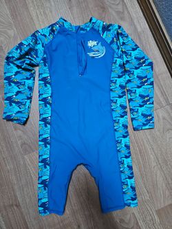 Swim rash guard suit