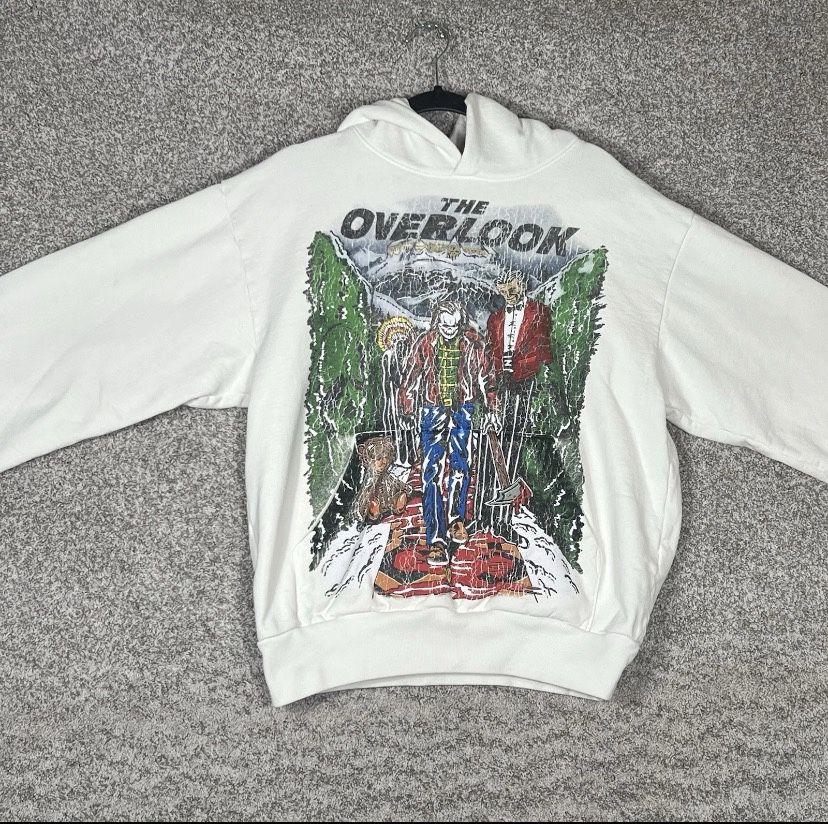 Warren Lotas Mens Hoodie Small White Made in USA Horror Graphic The Shining