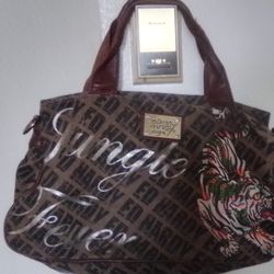 Vintage Ed Hardy Hand Bag