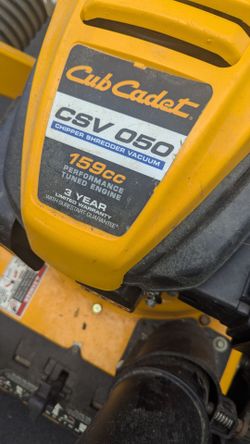 Cub cadet leaf vacuum lawn vacuum