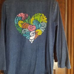 Jacket Handpainted Women's 