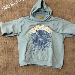 Sky Blue Sp4der Hoodie