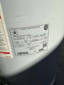 Water heater 40 gallon and good conditions