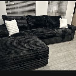 Brand New Comfy Corduroy Sectional