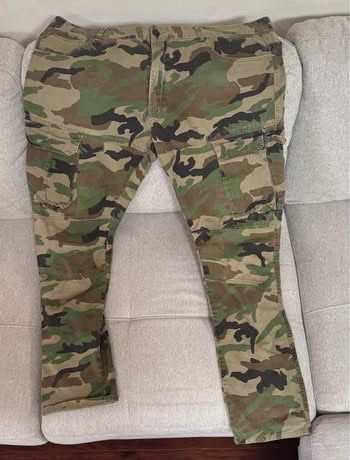Smoke Rise Pants Mens 42x32 Camo Cargo Casual just $8