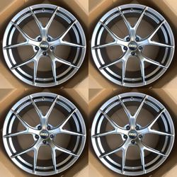 New Set 18 Inch BBS FIR EVO Style Wheels Rims 18x8 +35 (5x112) (5x114.3) (5x120)