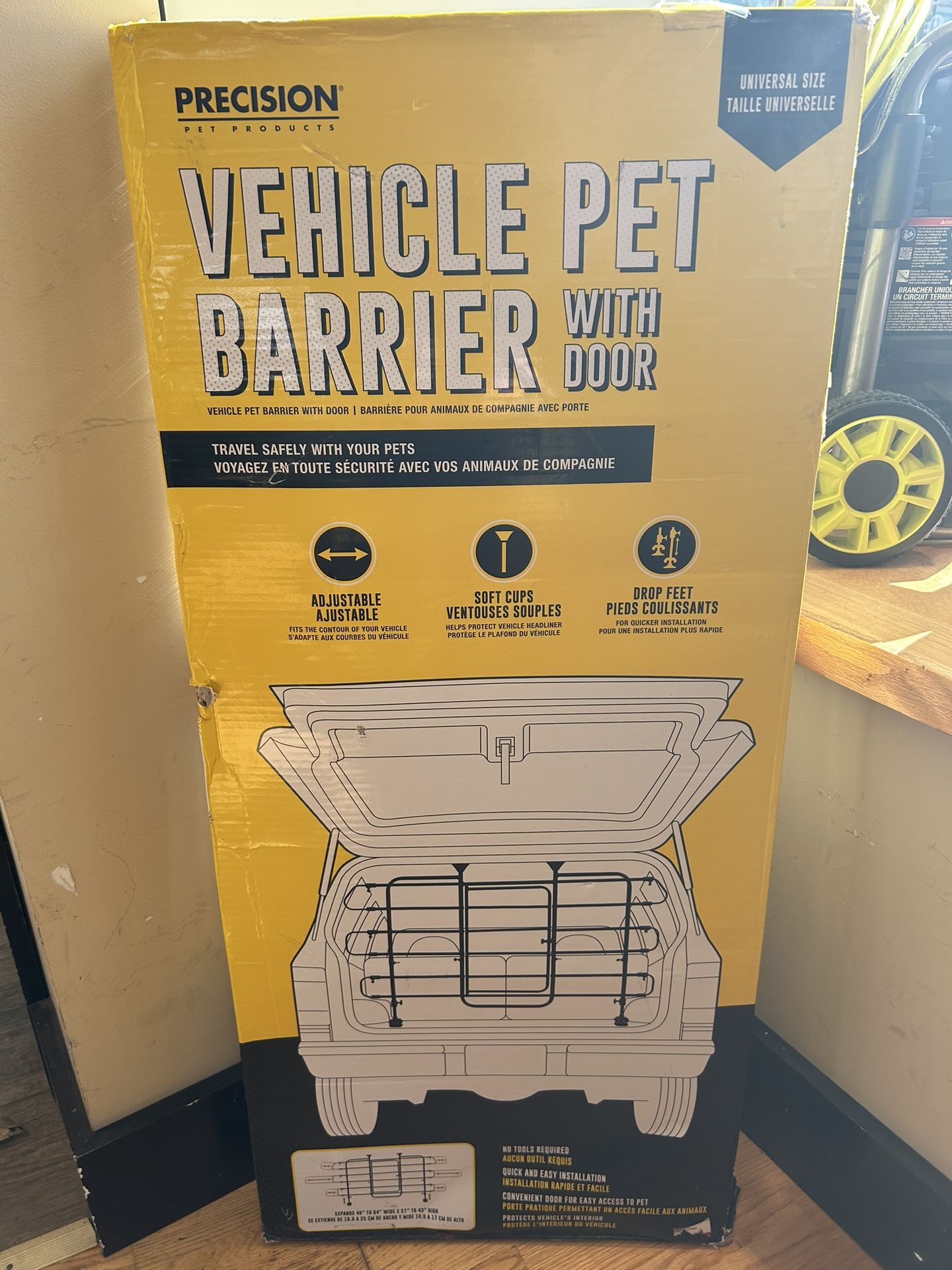 Vehicle Pet Barrier With Door