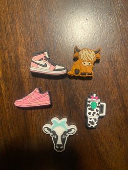 Set of 5 charms highland cow Nike