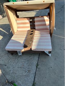 BEAUTIFUL KIDS WOODEN DOUBLE CHAIRS