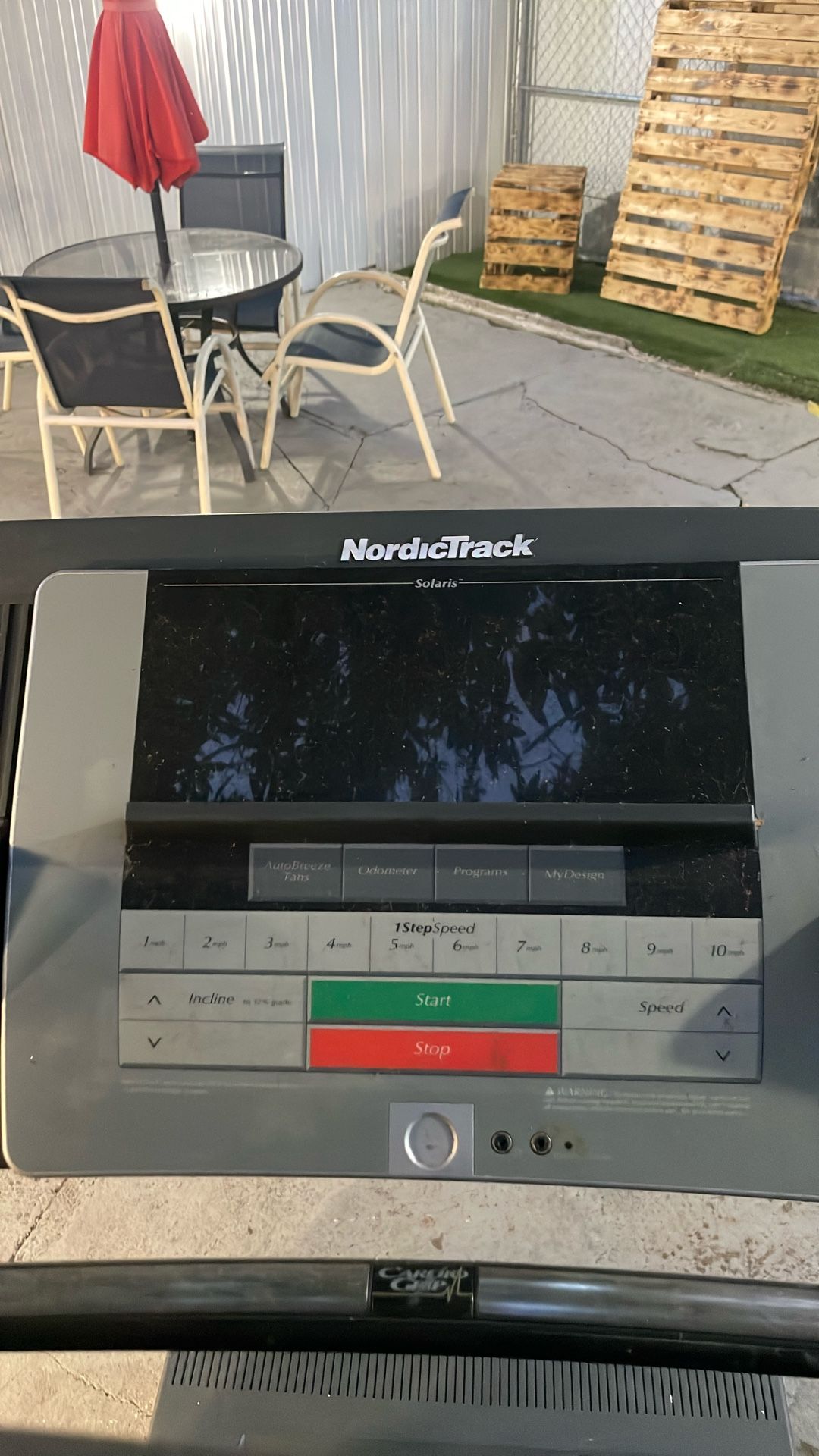 Sofá De Mimbre Y Caminadora