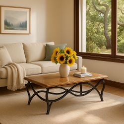 Price Drop! Refinished Solid Wood Coffee Table