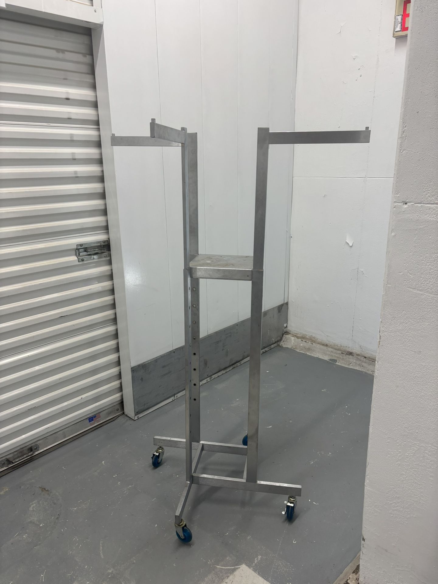 4 Way Commercial Clothing Rack