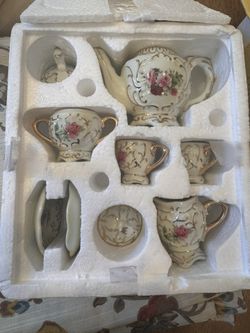 10 Pc Miniature Tea Set Formalities by Baum brothers 