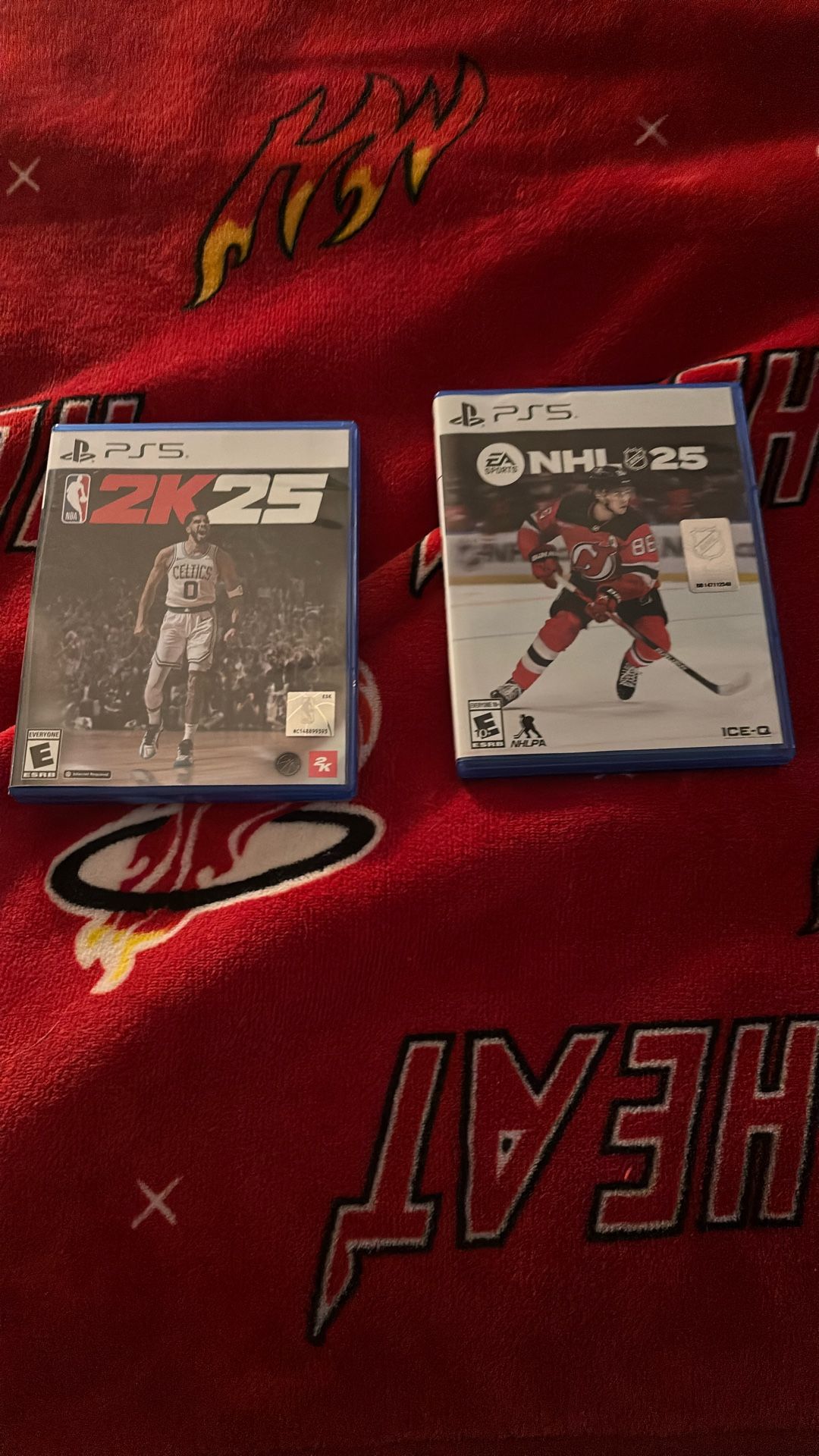 NBA 2k25 And NHL 25 Ps5 Games
