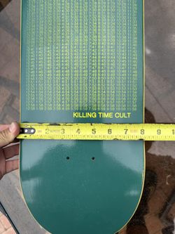 Skateboard pro deck killing Time cult