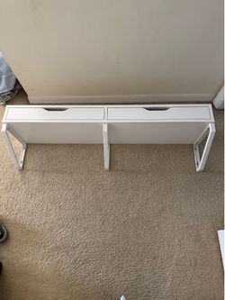 White wall shelf