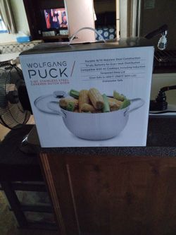 New 5 Quart Stainless Steel Dutch Oven