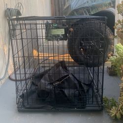 Dog Cage With Cover 