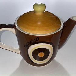 Hues N Brews Single-serving High-fired Ceramic Teapot Approximately 20 fl. oz.