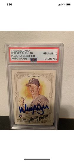 2018 Topps Dodgers Walker Bueler Auto Rookie RC
