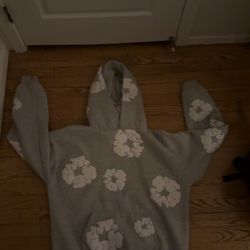 Denim tear hoodie size Large