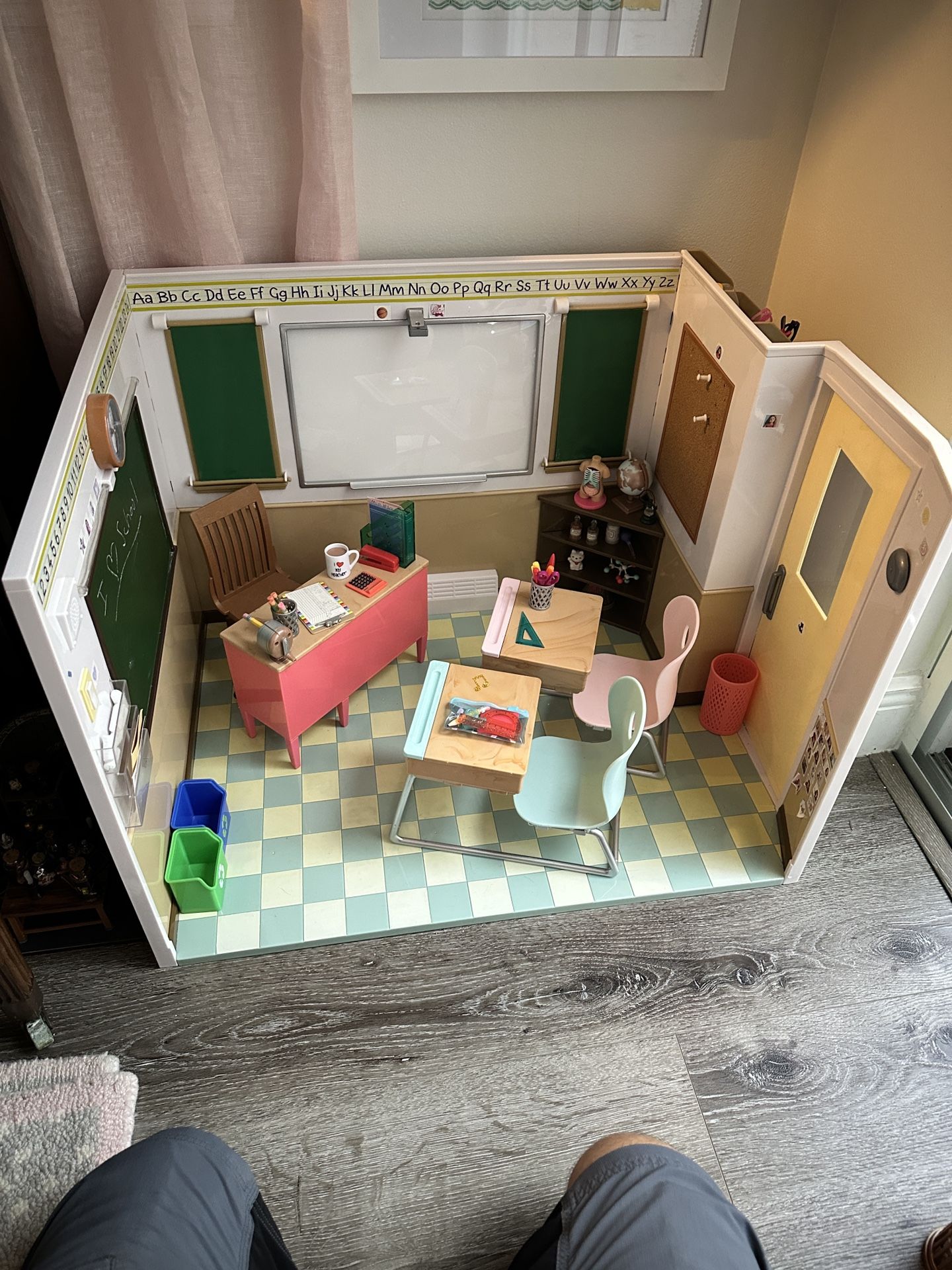 Dolls School Classroom Playset