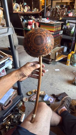 Authentic African guitar needs string