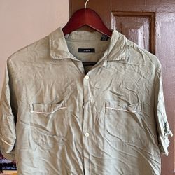 Alfani Silk Shirt Mens S
