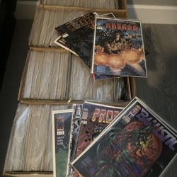 Boxes Of Assorted Comics 