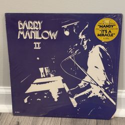 NEW SEALED Barry Manilow II LP Vinyl Record With "Mandy" AL 4016 (CORNER CUT)