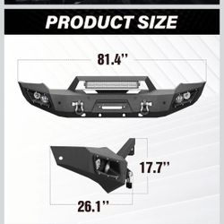 BUMPER COMES COMPLETE WHIT LED LIGHTS