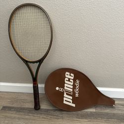 Prince 1980 Vintage Woodie Graphite Tennis Racquet 4 1/4”