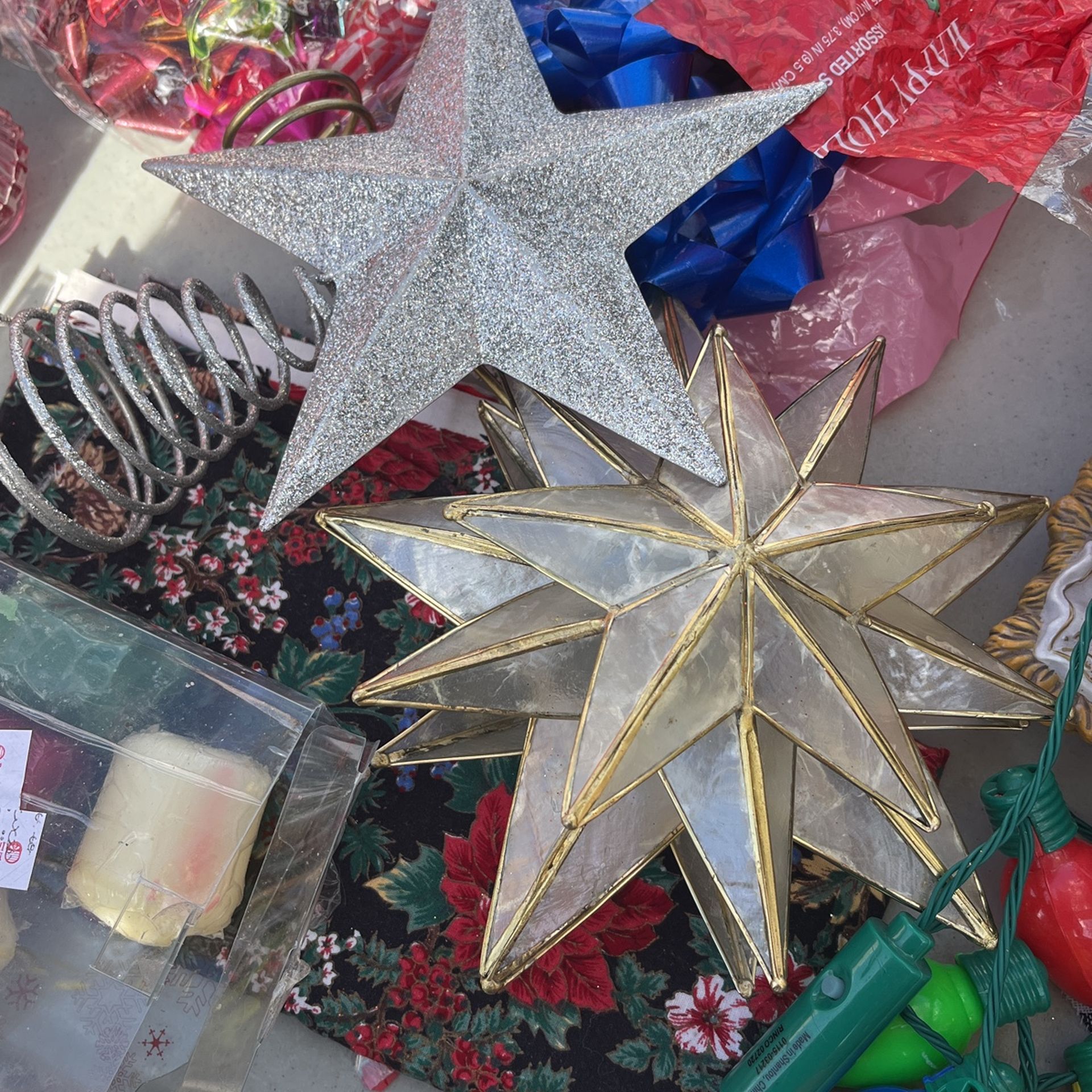 Estrellas Para Arriba Del Árbol De Navidad $5 Cada Una